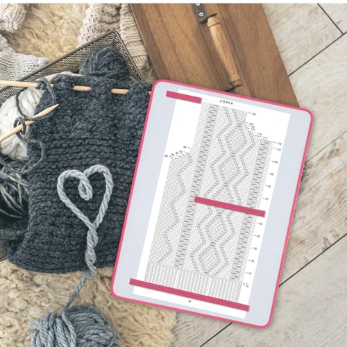 BABYSHEEP Knitting Pattern Holder with 8 Replacement Magnets - color: Pink
