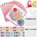 Mifoci 91 Pcs 18 Mesh Needlepoint Canvas Kit, 8 Pcs 18"x20" Blank Mesh - size: 18x20 Inch