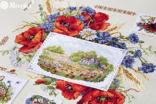 Merejka Counted Cross Stitch Kit Summer Sampler