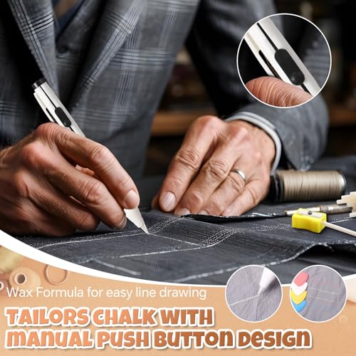 Watersay 88 Pcs Chalk Pencil Refillable Cartridge Set