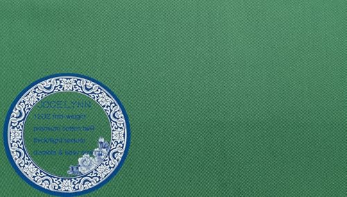 Premium Thick Cotton Twill Fabric By The Yard|12OZ Weight|58" Width|for Sewing,Quilting & Crafting-Dark Green - color: Dark Green