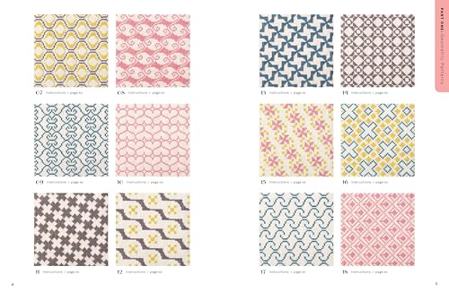 200 Japanese Cross Stitch Designs: Traditional, geometric, retro and floral patterns for mindful stitching