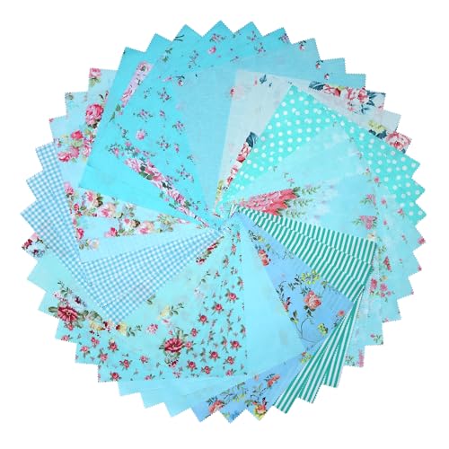 Nodsaw Charm Packs for Quilting 5 inch - 42 5" Charm Squares - Soft Cotton Fabric Quilt Squares 5x5 for Quilting, Sewing, Patchwork, Bags, and Crafts - color: Multi R