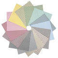 10x10 Inch Houndstooth Cotton Fabric Squares - 42 Pcs 10 Inch Pre-Cut Pattern Bundle for Premium Quilting and DIY Crafts - color: Gingham, size: 10 inch x 10 inch