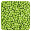 6/0 Craft Glass Seed Beads Bulk, 4mm 1000 Pcs Colorful Bracelet Beads Small for Jewelry Making, Waist, Hair, Neckalce Ring Earring DIY Art（Green） - color: Green