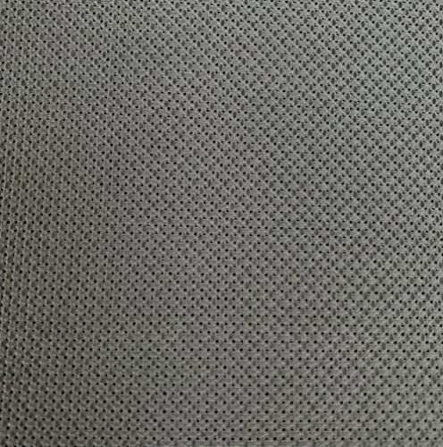 60 inch Grey 14 Count Aida Cloth Cross Stitch Fabric by The Yard - color: Grey