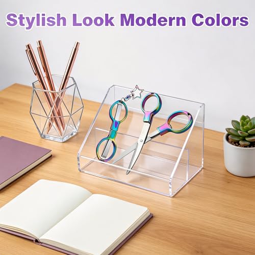 Mini Folding Scissors: Rainbow Stainless Steel Travel Scissors