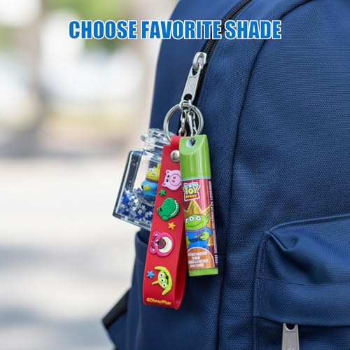 Toy Story Keychain Lip Balm Set, 7-Piece Plant-Based, Ages 3+ - color: Toy Story