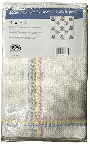 DMC Charles Craft Nursery Time Afghan 14 Count 38"X38"-Rainbow