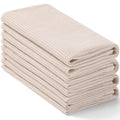 Homaxy 100% Cotton Waffle Weave Kitchen Towels, 4 Pack, Beige - color: Begie, size: 16 x 26 - 4 Pack