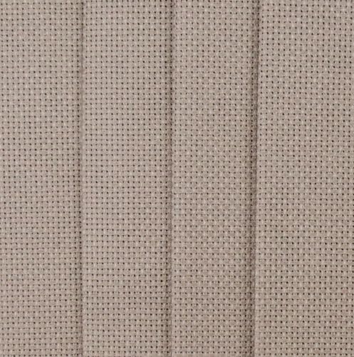 KCS 4/6 pc of 12" x 18" 30cmx45cm 18CT Counted Cotton Aida Cloth Cross Stitch Fabric (Coffee, 4 pc) - color: Coffee, size: 4 pc