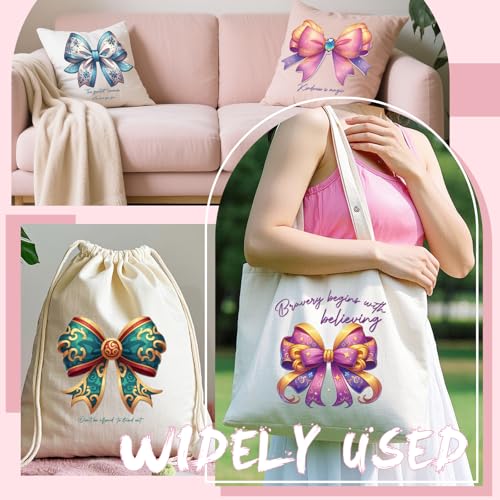 20 Pcs Bows Princess Bows DTF Transfers Ready to Press - style: Princess Bow
