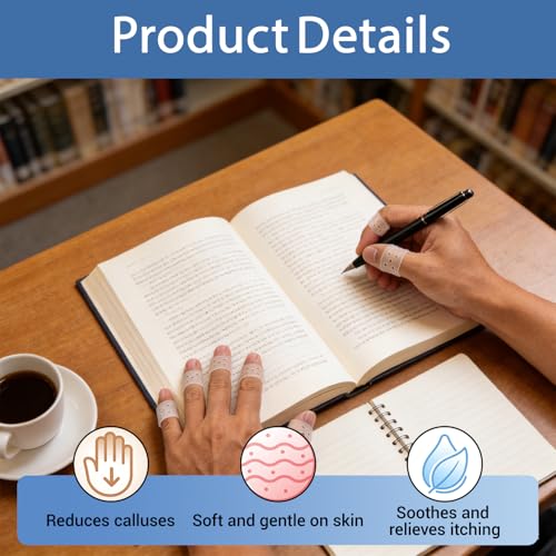 Silicone Finger Callus Protectors, Anti-Skin Picking Prevention Finger Cot