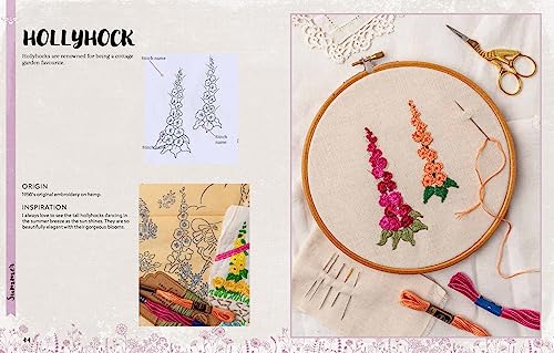 A Love of Cloth and Thread: Among the Wildflowers: Over 25 original embroidery designs with iron-on transfers