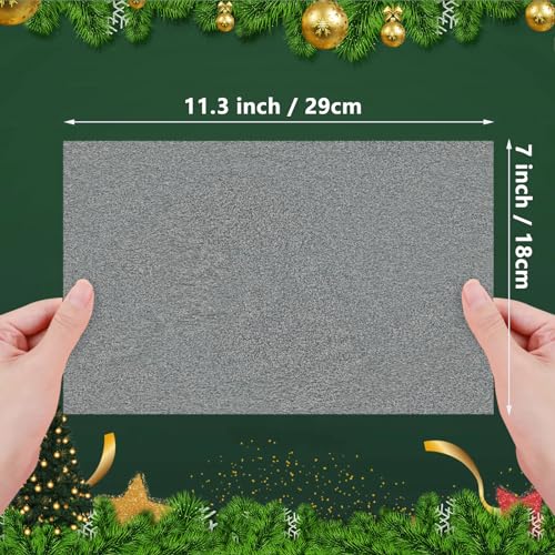 Jtnohx Felt for Crafts, 16 Pcs Felt Fabric, 7"×11.3" Stiff Felt Sheets, Craft Felt Square for Sewing (Grey) - color: Grey