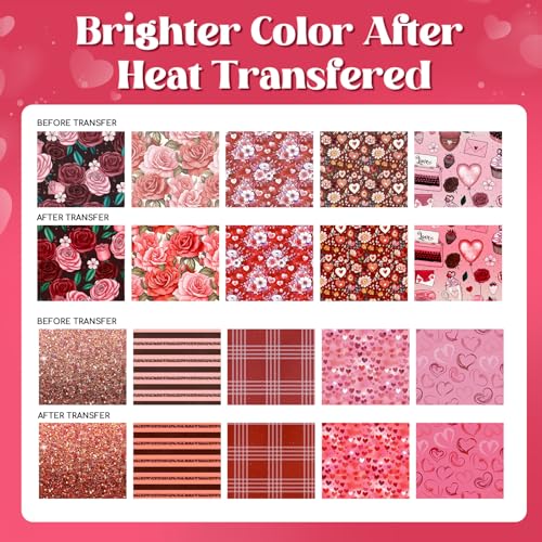 HTVSTD Rose Sublimation Transfer Ink Paper 10 Sheets 12 * 10in - color: Lace-10