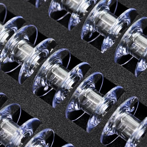 Distinctive Premium Bobbin Box Case with 30 Style SA156 / 15J Bobbins - size: Premium 30-Bobbin Box