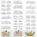 Water Soluble Embroidery Patterns, Stick and Stitch Paper for Sewing