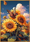 Leczany Cross Stitch Stamped Kits for Beginners Adults or Kids Patterns Craft Kit Needlepoint Full Range of Embroidery Starter Kits DIY 11CT 3 Strands | Flowers and Butterflies 13×18.1 inches - color: 11CT Stamped kits,Flowers and Butterflies 13×18.1 inch