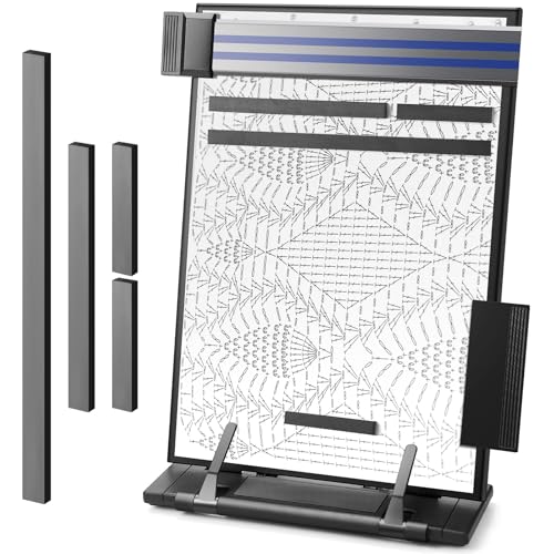 Flutesan Magnetic Pattern Holder Knitting Cross Stitch,13.78 X 8.27 Inches - size: 13.78 x 8.27 Inches