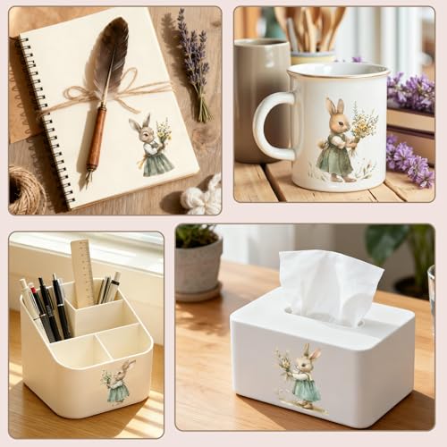 32 PCS Cute Bunny UV DTF Cup Wrap Stickers - style: Cute Bunny