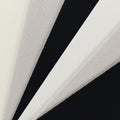 KCS 6 pc of 12" x 18"(30cmx45cm) 14CT Counted Cotton Aida Cloth Cross Stitch Fabric (Antique White+Pearl Grey+Black) - color: Antique White+pearl Grey+black