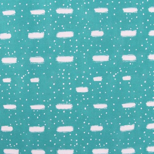 Threadart Vintage Aqua Hatch Cotton Quilting Fabric - 10 Yard Cut - color: Aqua Hatch, size: 10 YARD