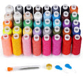 ilauke 40 Spools Sewing Thread Set – 36 Colors + Extra 2 White & 2 Black