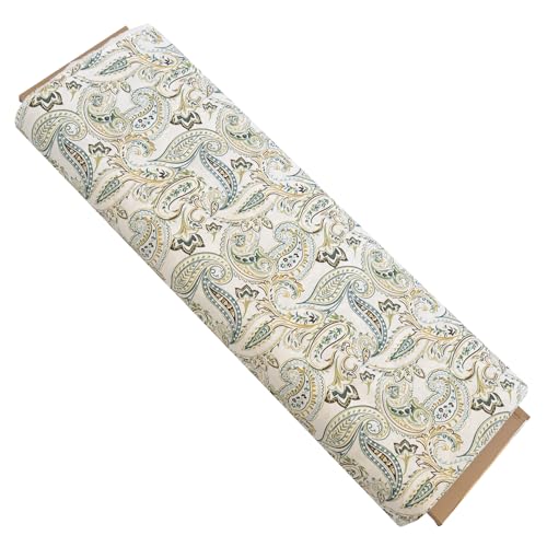 ROC-lon® 100% Cotton, 108" Wide, Preshrunk, Lightweight, Quilt Backing Fabric for Sewing and Craft Paisley Green, Cut by Yard - color: Paisley Green, size: Cut by the yard
