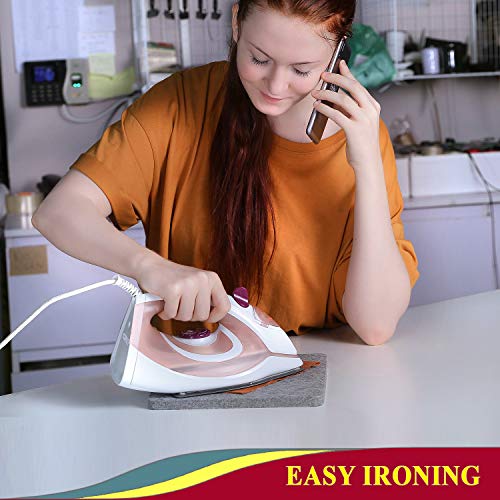 Wool Pressing Mat - 9" x 9" Quilting Ironing Pad - 100% New Zealand Felted Wool Iron Board for Quilters, Great for Quilting & Sewing Projects by Savina - size: 9in x 9in