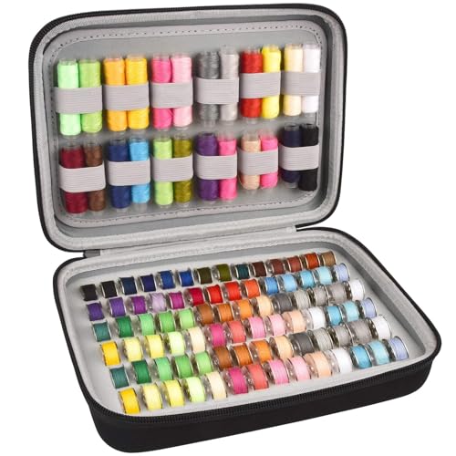 GWCASE 84-Bobbin Thread Organizer Case for Brother for Janome for Singer