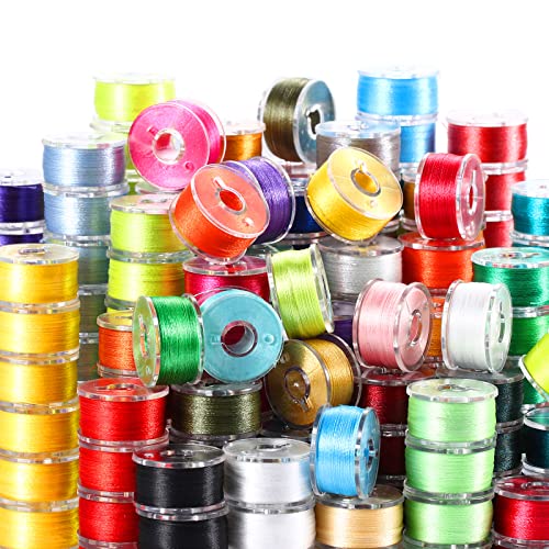 288 Pcs Prewound Bobbins 36 Colors Size a Class 15 Sa156 60s/2 100 Yards