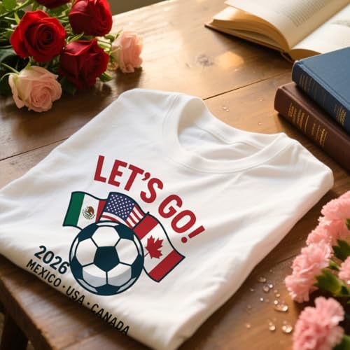 24Pcs Soccer Cup 2026 Dtf Transfers Ready to Press USA Canada Mexico Soccer Cup Iron on Transfers for Tshirts Vinyl Stickers for Clothing Pillows Bag DIY Crafts - color: Soccer Cup 2026