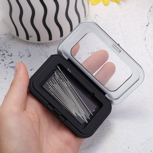 Portable Black Embroidery Needle Storage Case DIY Sewing Tool Accessories (Style 01) - color: Style 01