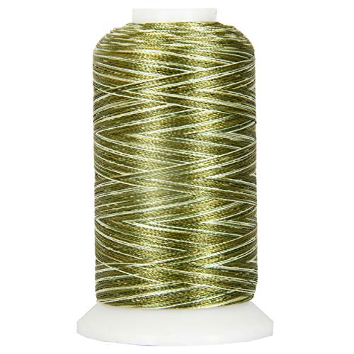 ThreadArt Polyester Machine Embroidery Thread, 1000M 40wt, Garden Greens - color: Garden Greens