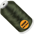 New brothread 5000M Huge Spool Embroidery Machine Thread - Dark Olive - color: Dark Olive-517