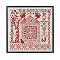 FREEBLOSS 11CT Cross Stitch Kits 18x18in Country House Theme