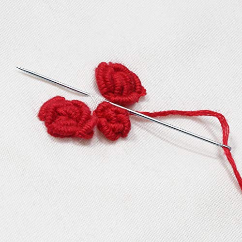 Dritz 56M-39 Milliners Hand Needles, Size 3/9, Nickel (16-Count) - size: Size 3/9