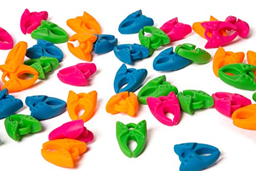 Set of 48 Embroidex Bobbin Holder Clamps Clamp Thread Saver Set Hugs Bobbins & Prevents Thread Unwinding – Works with Type A L & M Bobbins Ideal for Sewing, Embroidery & Quilting Enthusiasts