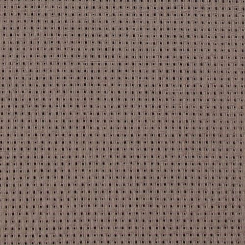 59" x 1 Yard 14ct Counted Cotton Aida Cloth Cross Stitch Fabric (Coffee) - color: Coffee