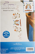 Janlynn 51303 Stamped Cross Stitch Pillowcase Pair 20"X30", Owl