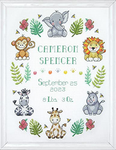 Design Works Crafts in The Jungle Counted Cross Stitch Kit