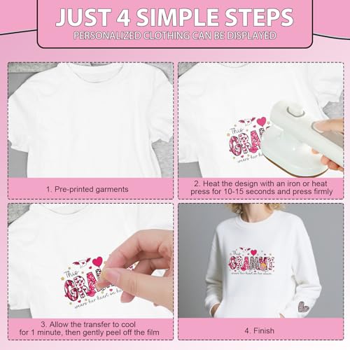 Rngmsi Dtf Transfers Ready to Press - 20 Pcs Mother's Day Iron on Patches for T-Shirts, Mama Iron on Stickers Heat Transfer Vinyl Decals for DIY Fabric Clothes Decor - style: Mother'sDay