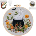 YOUDRN Halloween Embroidery Kit, Halloween Pot Cross Stitch Kit - color: Pot