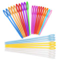 30 Pcs Plastic Sewing Needles, 3 Sizes Large Eye Plastic Sewing Needles - size: 30 PCS