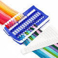 Luxiv 30 Position Embroidery Floss Organizer, Thread Shelf with 15P Card - color: Blue, size: 30 Positions