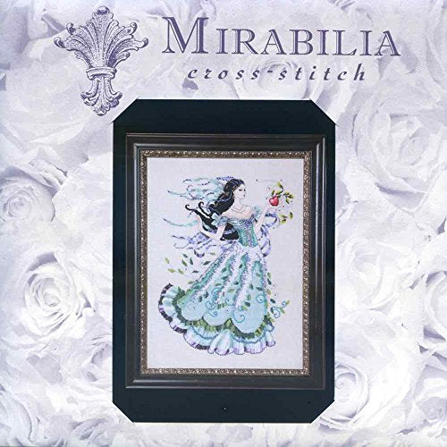 Mirabilia Designs Biancabella Linen Kit Beaded Counted Cross Stitch by Nora Corbett MD130 (Bundle: Chart, Fabric, Beads, Silk Floss)