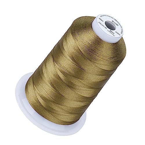 Simthread Embroidery Machine Thread 5000M 40WT Polyester, Dark Ivy S044 - color: DarkIvyS044