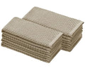 COTTON CRAFT Amazing Kitchen Towels - 8 Pack 100% Cotton Waffle Terry Towel - color: Beige, size: 8 Pack