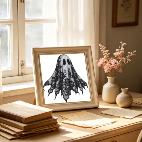 5D Halloween Ghost Diamond Painting Kits for Adults,Gothic Diamond Art Kits - color: KM1188-1